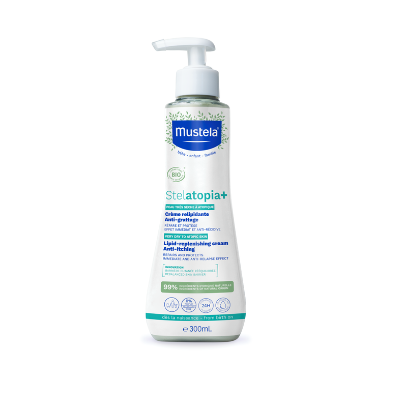 Stelatopia® Lipid-replenishing cream, anti-itching Mustela® - Κρέμα Αναπλήρωσης Λιπιδίων κατά του κνησμού