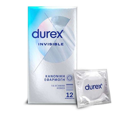 Durex Invisible Προφυλακτικά για Αυξημένη Αντοχή Κ