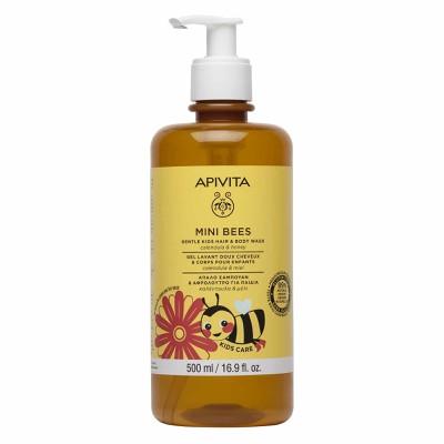 Apivita Mini Bees Gentle Kids Hair & Body Wash wit
