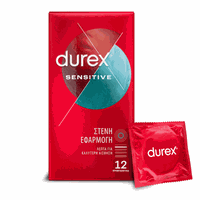 Durex Sensitive Tight Fit 12τμχ - Λεπτά Προφυλακτι
