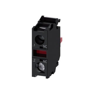 Auxiliary contact front mounting 1NC  -  3SU1400-1