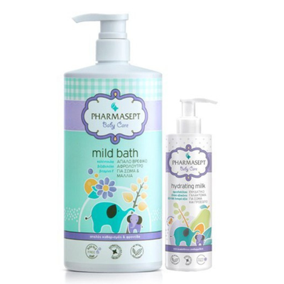 Pharmasept Baby Care Πακέτο Προσφοράς Mild Bath Βρ