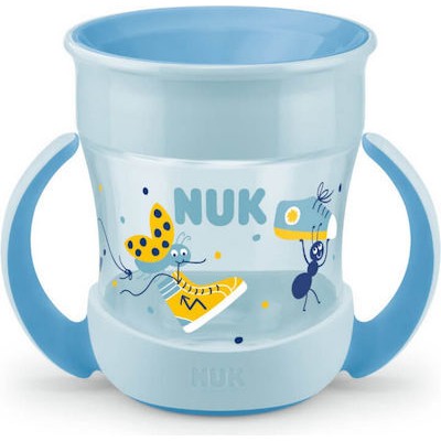 NUK Mini Magic Cup Εκπαιδευτικό Ποτηράκι Με Χείλος & Καπάκι  6m+ 160ml Σε Διάφορα Χρώματα