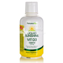 Natures Plus Liquid Sunshine Vitamin D3 5000 IU (125 mcg), 473ml