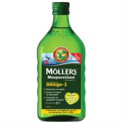 Moller's - Μουρουνέλαιο Πλούσιο σε Omega 3 με Γεύση Λεμόνι - 250ml