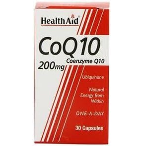 Health Aid Coenzyme Q10 200mg, 30 caps