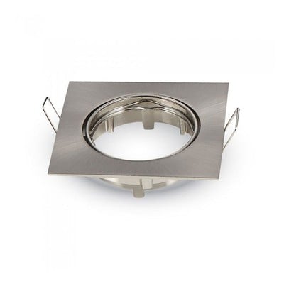 Recessed Spot Light Square Movable Satin Nickel Gu