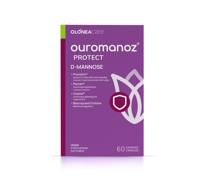 OLONEA OUROMANOZ PROTECT D-MANNOSE 60CAPS