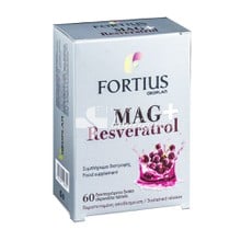 Geoplan Fortius Mag + Resveratrol - Μαγνήσιο & Ρεσβρατρόλη, 60 tabs