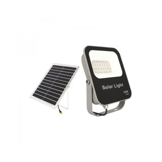 Flood Light with Remote Control LED Solar Panel 30