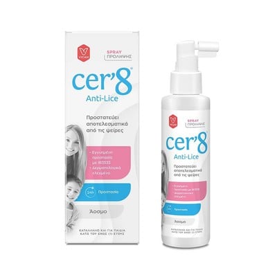 Vican Cer'8 Anti-Lice Prevent Spray Άοσμη & Αποτελ