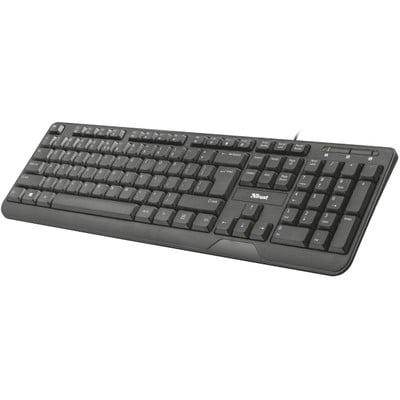 Wired Keyboard With Multimedia Buttons (Gr) 22177