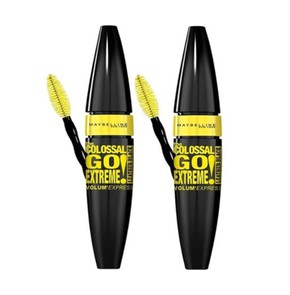 2x Maybelline Colossal Go Extreme Leather Black Ma