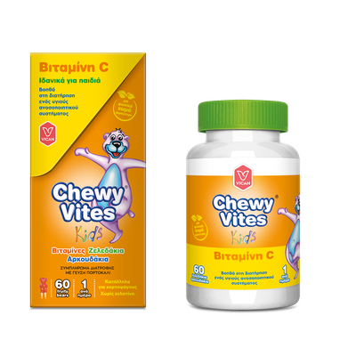 Vican Chewy Vites Kids Βιταμίνη C Ζελεδάκια 60Tabs