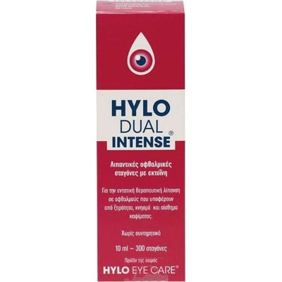 Hylo Dual Intense Οφθαλμικές Σταγόνες με Υαλουρονι