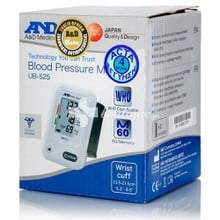 A&D Medical Blood Pressure Monitor UB-525 - Ψηφιακό Πιεσόμετρο Καρπού, 1τμχ.
