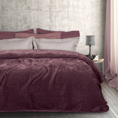 Das Home Κουβερτα Velour Monh 1347 Ροδι 160x220