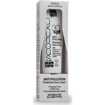 INTERMED Luxurious Suncare Anti-Pollution Protective Face Cream Spf30 Αντηλιακή & Προστατευτική Κρέμα Προσώπου Ενάντια των Ατμοσφαιρικών Ρύπων 50ml