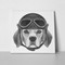 Beagle dog vintage helmet hand drawn 535213000 a