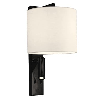 Wall Lamp White Η:39cm Led 3W + Ε27 60W Mayor