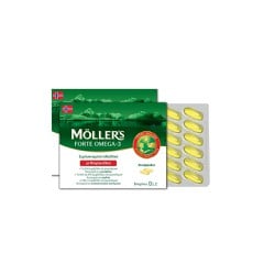 Moller's Forte Omega-3 Cod Oil Dietary Supplement 150 capsules