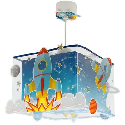 Kids Single Ceiling Light E27x1 Rocket