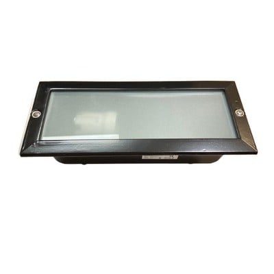 Black Aluminum Recessed Lamp 60W E27 IP44