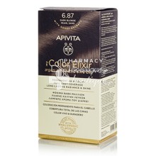 Apivita My Color Elixir - 6.87 Ξανθό Σκούρο Περλέ Μπέζ, 50ml