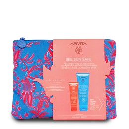 Apivita Promo Bee Sun Safe Hydra Fresh Face Gel-Cream SPF50 50ml & Δώρο After Sun Face & Body Gel-Cream 100ml