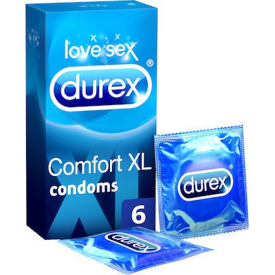 Durex Comfort XL Προφυλακτικά Extra Large για Περι