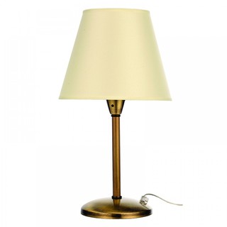 Table Lamp with Fabric Shade E27 Beige 3425