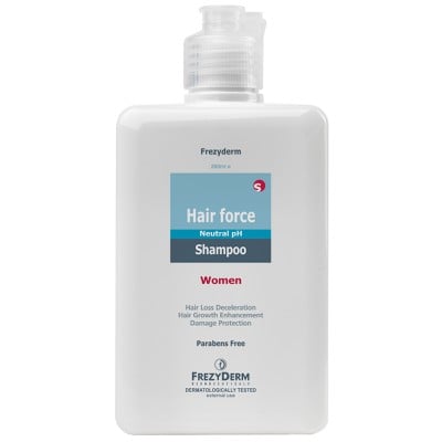 FREZYDERM Hair Force Shampoo Women-Σαμπουάν Για την Γυναικεία Τριχόπτωση 200ml