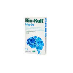 Bio-Kult Migrea Probiotic Formula That Contributes Τo Τhe Normal Functioning Οf Τhe Brain Nerves 15 caps