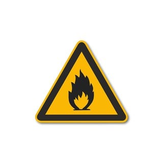 Sticker Flammable Materials Ρ0150Α
