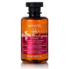 Apivita Women's Tonic Shampoo - Σαμπουάν Τριχόπτωσης για Γυναίκες (Ιπποφαές & Δάφνη), 250ml