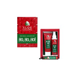 Aloe+ Colors Promo Ho Ho Ho Body Cream Moisturizing Body Cream 100ml + Hair & Body Mist Moisturizing Body-Hair Spray 100ml + Colorful Keychain 1 piece