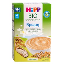 HiPP Bio Κρέμα Βρώμη Χωρίς Γάλα (Από το 5ο Μήνα), 200gr