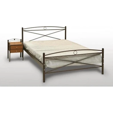 Κρεβάτι Μεταλλικό MetalFurniture Χίος 140x190