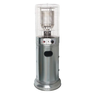 Round Gas Heater Mini 1,35M 11Kw Inox (Stainless S