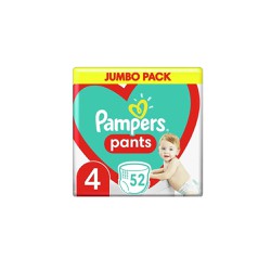 Pampers Pants 4 Jumbo Πάνες Βρακάκι Μέγεθος 4 (9-15kg) 52 πάνες