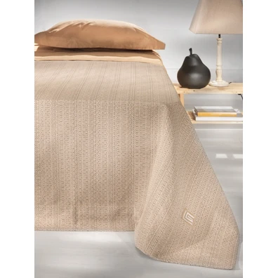 Κουβέρτα Pietra Sand 240x250 guy Laroche  100% Βαμ