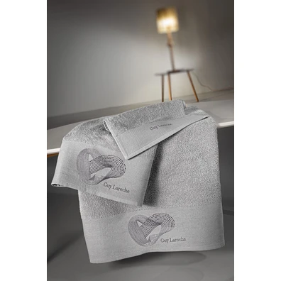 Σετ Πετσέτες Μπάνιου 3τμχ Alora Silver guy Laroche