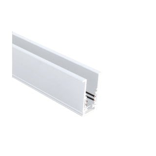 Magnetic Recessed Track 2m White 2084W-2