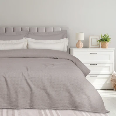 Das Home Κουβερτα Πικε 220x240 0495 Taupe 220x240