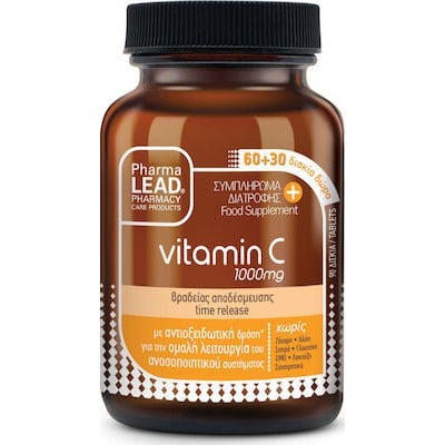 Pharmalead Vitamin C 1000mg Time Release 90tabs