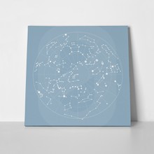 Illustrated star map of constellations 1057405475 a