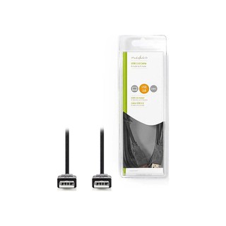 Nedis USB Cable 2.0 2m Black CCGB60000Bk20 233-086