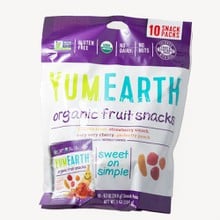 YumEarth Organic Fruit Snacks Bag - Βιολογικά Σνακ Φρούτων, 10 x 19.8gr