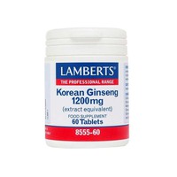 Lamberts Korean Ginseng 1200mg 60 Ταμπλέτες
