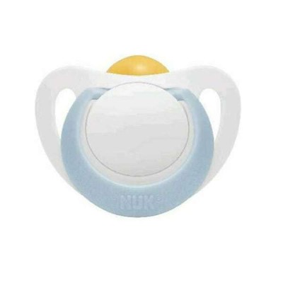 Nuk Star Orthodontic Pacifier Latex White with Lig